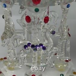 Crystal World's Crystal Carousel, Nice Piece, Signed & Numbered 398/750