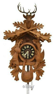 Cuckoo Clock, Black Forest, F. Schmeckenbeacher, Handsome Piece