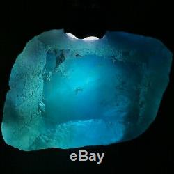 D4 900g Translucent Large Piece Blue Green Fluorite Crystal Mineral Specimen