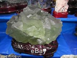 DARK GREEN OCTAGONAL FLUORITE Mineral 16 Kgs = 35Lbs COLLECTOR PIECE