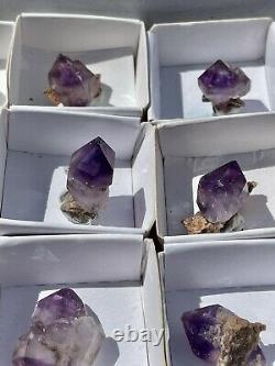 DT Amethyst from Kazakhstan, Lot of 36 pieces