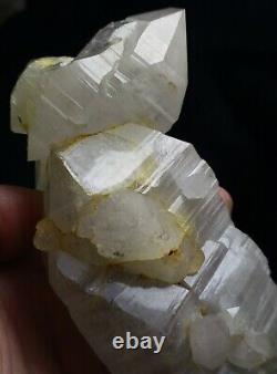 DT Quartz Crystals cluster single perfectly terminated, very unique piece-SB10