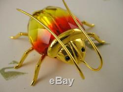 Daniel Swarovski Crystal Beetle Bug Object Piece Retired New In Box