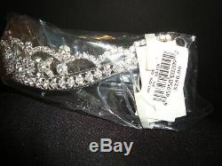 David's Bridal Head Piece Collection Tiara 3D Crystal, NWT for $250