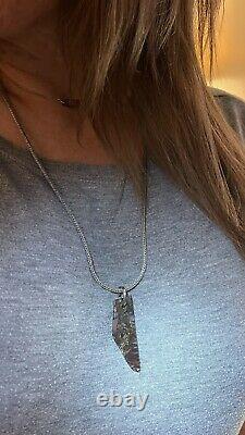 Dinosaurgemopalizedspider Bone30bali Silver Chainneklacevery Rare Piece