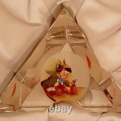 Disney's Pinocchio Crystal/Glass Art Piece BUNDLE (2 ITEMS) REDUCED 1/31/21 50%