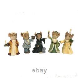 ENESCO Tails With HeartT A CHRISTMOUSE CAROL, 5 piece set, Scrooge, NEW FOR 2020