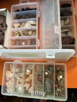 Educational Rock & Mineral Collection 200 Pieces Most Labeled Specimens Class