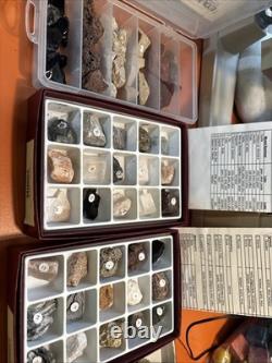 Educational Rock & Mineral Collection 200 Pieces Most Labeled Specimens Class