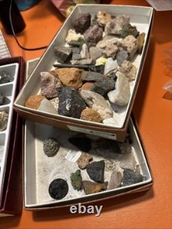 Educational Rock & Mineral Collection 200 Pieces Most Labeled Specimens Class