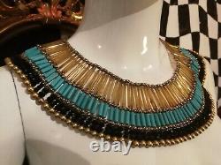 Egyptian collier ethnic jewelry rare necklaces antique jewels collectibles charm