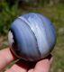 Excellent Blue Uraguuay Agate Sphere 58mm Display Piece