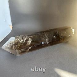 Extra Large Smokey Quartz Double Terminated Point, Statement Display Piece