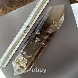 Extra Large Smokey Quartz Double Terminated Point, Statement Display Piece