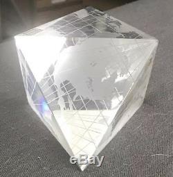 Extremely Rare Baccarat Crystal World Globe- You Cant Find This Piece Anywhere