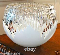FABERGE GLACON ANTARCTICA 8H BOWL, 10.5 Bowl, 12H Vase & 14H Vase, 4 Pieces