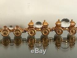 FIREBALL CRYSTAL miniature TRAIN SET with TRACK 8 piece