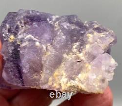 FLUORITE PURPLE SINGLE BIG CRYSTAL, FLOATING PIECE from PERÚ. AMAZING COLOR