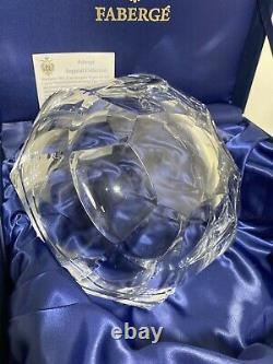 Faberge Imperial Collection Crystal Bowl Center Piece New RARE CUT Vintage