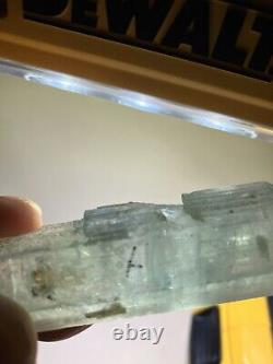 Fabulous Piece Aquamarine With Visible Enhydro From Pakistan quartz