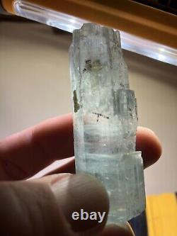 Fabulous Piece Aquamarine With Visible Enhydro From Pakistan quartz