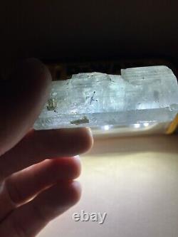 Fabulous Piece Aquamarine With Visible Enhydro From Pakistan quartz