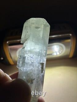 Fabulous Piece Aquamarine With Visible Enhydro From Pakistan quartz