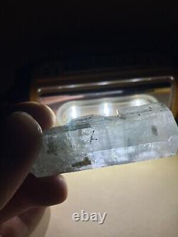 Fabulous Piece Aquamarine With Visible Enhydro From Pakistan quartz