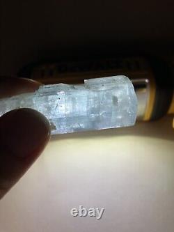 Fabulous Piece Aquamarine With Visible Enhydro From Pakistan quartz