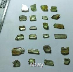 Facet Rough Lot, Color Change Diaspore Crystals, 24 Pieces 75 Crt, 100% Natural