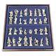 Fantasy Of The Crystal Chess Set Danbury Mint Pewter Pieces