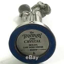 Fantasy Of The Crystal Chess Set Danbury Mint Pewter Pieces