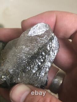 Ferberite xtls on Quartz, Kara Oba, Kazakhstan, historic piece, ex Wim Klein