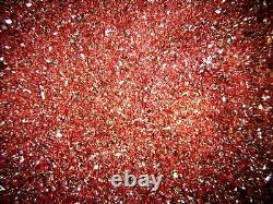 Fine Ground Cinnabar Crystal Tiny pieces 0.5 KG Lot