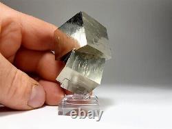 Fine Quality Cubic Pyrite Crystal Combination Piece from Spain #3