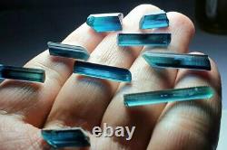 Finest indicolite tourmaline gemmy crystals high end pieces