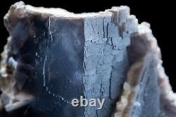 Fluorite Crystal with Huge Cubes and Calcite Large Piece Blue Color 6.9kg