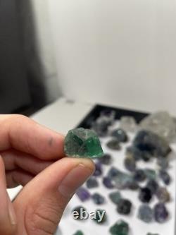 Fluorite Parcel Mixed Locations Rogerley Fujian 50+ Pieces Lot