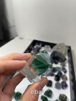Fluorite Parcel Mixed Locations Rogerley Fujian 50+ Pieces Lot