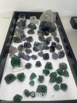 Fluorite Parcel Mixed Locations Rogerley Fujian 50+ Pieces Lot