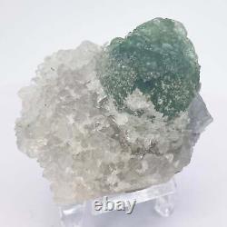 Fluorite on Quartz Matrix Small Piece Fujian Quanzhou China