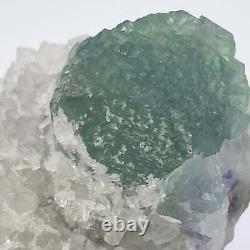 Fluorite on Quartz Matrix Small Piece Fujian Quanzhou China