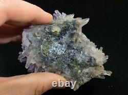 Fluorite on Quartz Specimen 170201 Chihuahua Mexico Display Piece Metaphysical