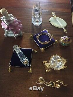 Franklin Mint 7 Piece Crystal Cinderella Set. See Pics