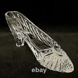 Fred Curtis Waterford Crystal Slipper Book Piece Glass Shoe Signed & Dated 1996