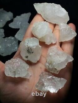 Fully Etched Transparent Quartz Crystals beautiful pieces from skardu, SB11