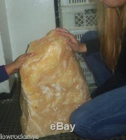 GIANT ROUGH YELLOW CALCITE 94 Kg = 207 Lbs COLLETOR PIECE