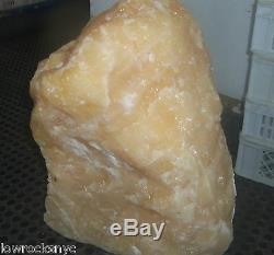 GIANT ROUGH YELLOW CALCITE 94 Kg = 207 Lbs COLLETOR PIECE