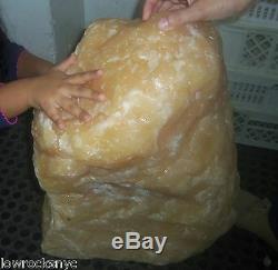 GIANT ROUGH YELLOW CALCITE 94 Kg = 207 Lbs COLLETOR PIECE