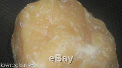 GIANT ROUGH YELLOW CALCITE 94 Kg = 207 Lbs COLLETOR PIECE